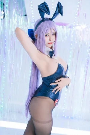 小空Sora《Nikke胜利女神 富克旺兔女郎》主题写真：28张全套美图，含4个视频