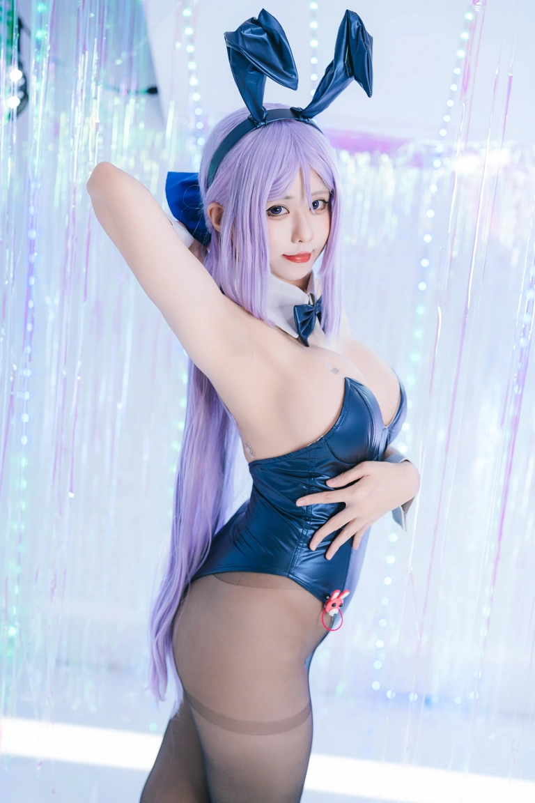 小空Sora《Nikke胜利女神 富克旺兔女郎》主题写真：28张全套美图，含4个视频