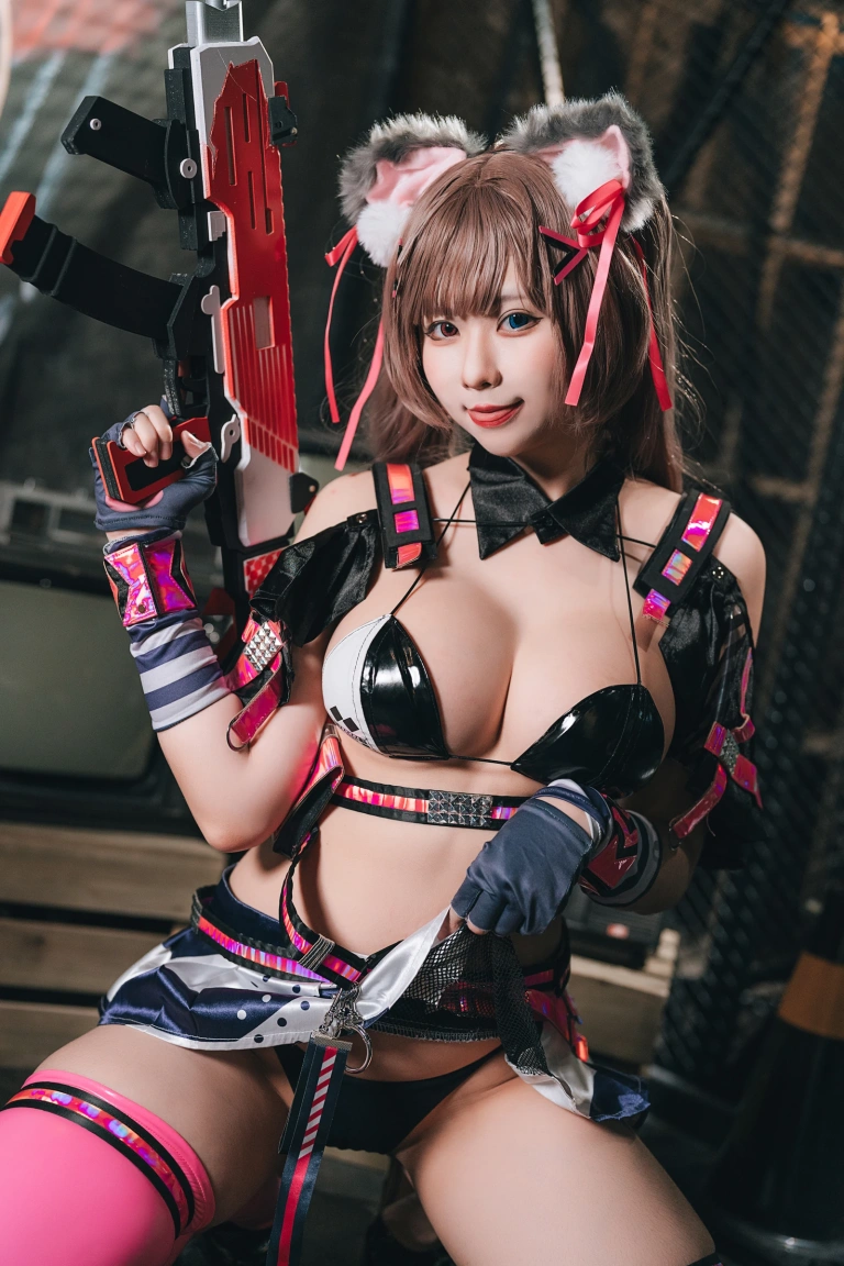 小空Sora《Nikke胜利女神 尼罗》主题写真：29张全套美图，含4个视频
