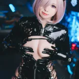 小空Sora《甘雨暗黑护士》主题写真：19张全套美图