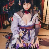 小空Sora《原神·雷电将军》主题写真：17张全套美图