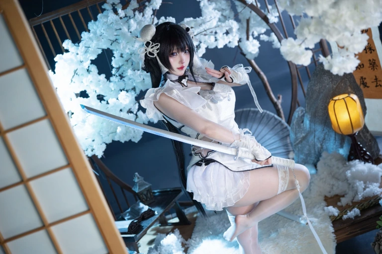 soso嗖嗖《殷紫萍 玉髓冰心》主题写真：57张全套美图