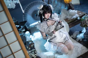 soso嗖嗖《殷紫萍 玉髓冰心》主题写真：57张全套美图