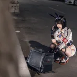 soso嗖嗖《外卖兔女郎》主题写真：17张全套美图