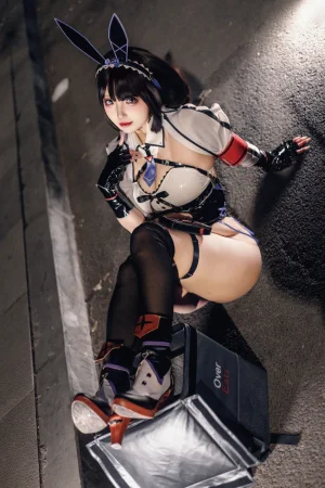 soso嗖嗖《外卖兔女郎》主题写真：17张全套美图