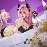 soso嗖嗖《碧蓝航线 帕萨迪纳 猫咪女仆》主题写真：35张全套美图