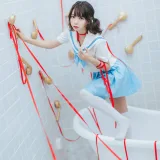 疯猫ss《VOL.01 制服写真集 浴室JK》主题写真：21张全套美图