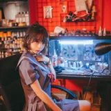 疯猫ss《VOL.02 制服写真集 暗黑JK（被囚禁的少女）》主题写真：16张全套美图
