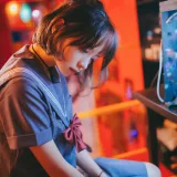疯猫ss《VOL.02 制服写真集 暗黑JK（被囚禁的少女）》主题写真：16张全套美图