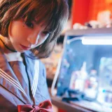 疯猫ss《VOL.02 制服写真集 暗黑JK（被囚禁的少女）》主题写真：16张全套美图