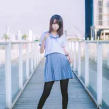 疯猫ss《VOL.02 制服写真集 海边》主题写真：15张全套美图