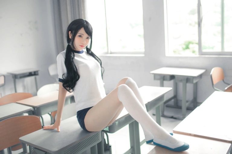 疯猫ss《VOL.02 制服写真集 体操服》主题写真：46张全套美图