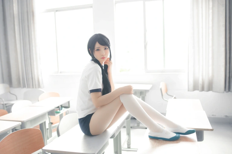 疯猫ss《VOL.02 制服写真集 体操服》主题写真：46张全套美图