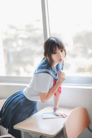 疯猫ss《VOL.02 制服写真集 同桌的水手服》主题写真：41张全套美图