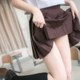 疯猫ss《VOL.02 制服写真集 棕裙》主题写真：22张全套美图