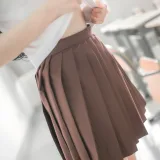 疯猫ss《VOL.02 制服写真集 棕裙》主题写真：22张全套美图
