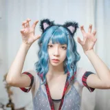 疯猫ss《VOL.05 个人写真集 蓝发》主题写真：26张全套美图