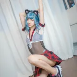 疯猫ss《VOL.05 个人写真集 蓝发》主题写真：26张全套美图