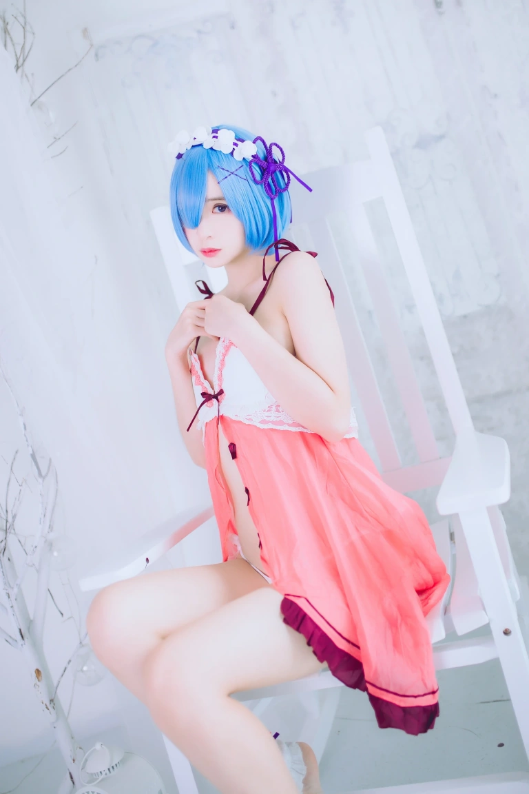 疯猫ss《COS初定本 蕾姆》主题写真：42张全套美图