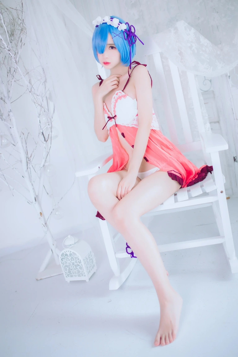 疯猫ss《COS初定本 蕾姆》主题写真：42张全套美图