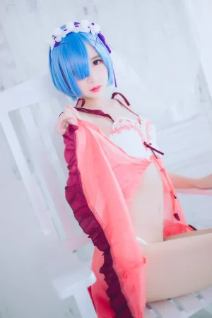 疯猫ss《COS初定本 蕾姆》主题写真：42张全套美图