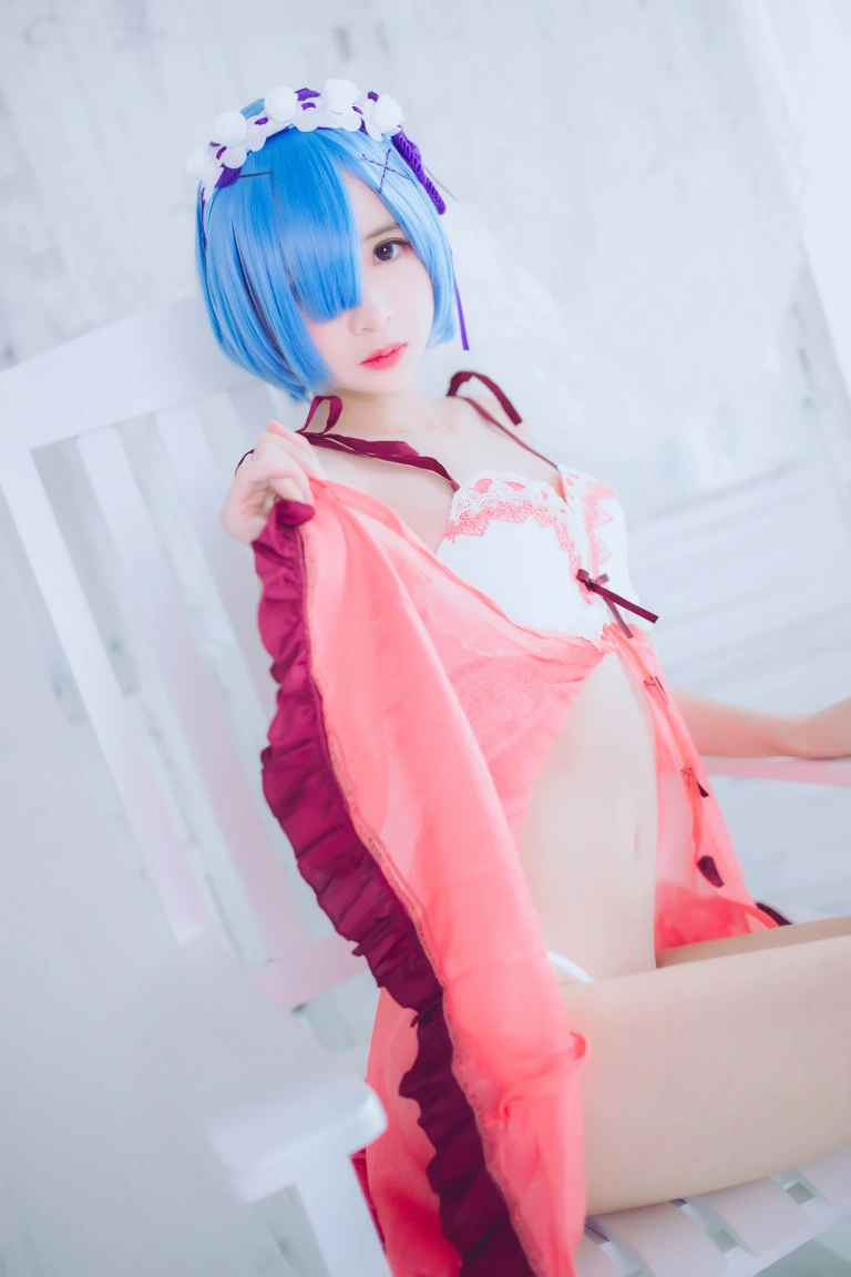 疯猫ss《COS初定本 蕾姆》主题写真：42张全套美图