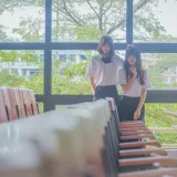 疯猫ss《JK百合1（桜桃喵&疯猫ss）》主题写真：43张全套美图
