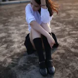 疯猫ss《天台》主题写真：11张全套美图
