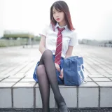 疯猫ss《天台JK》主题写真：30张全套美图