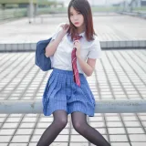 疯猫ss《天台JK》主题写真：30张全套美图