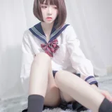 疯猫ss《居家jk》主题写真：40张全套美图