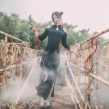 疯猫ss《旗袍》主题写真：20张全套美图