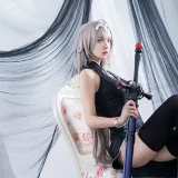 疯猫ss《黑骑士》主题写真：16张全套美图