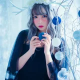 疯猫ss《黑裙网袜》主题写真：25张全套美图