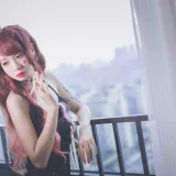 疯猫ss《黑色吊带袜》主题写真：39张全套美图
