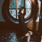疯猫ss《沙面》主题写真：20张全套美图
