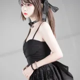 疯猫ss《漫展黑裙》主题写真：10张全套美图