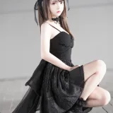 疯猫ss《漫展黑裙》主题写真：10张全套美图