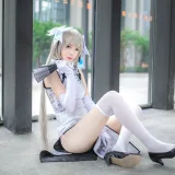 疯猫ss《穹妹旗袍白》主题写真：12张全套美图