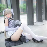 疯猫ss《穹妹旗袍白》主题写真：12张全套美图