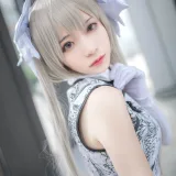 疯猫ss《穹妹旗袍白》主题写真：12张全套美图
