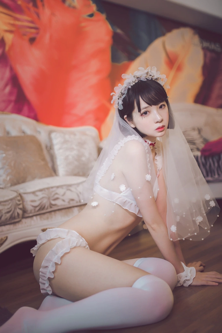 疯猫ss《梦中的婚礼》主题写真：49张全套美图