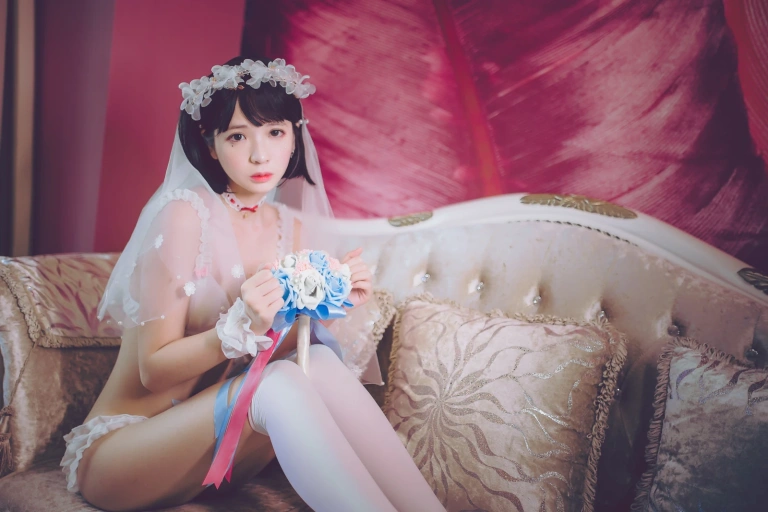 疯猫ss《梦中的婚礼》主题写真：49张全套美图