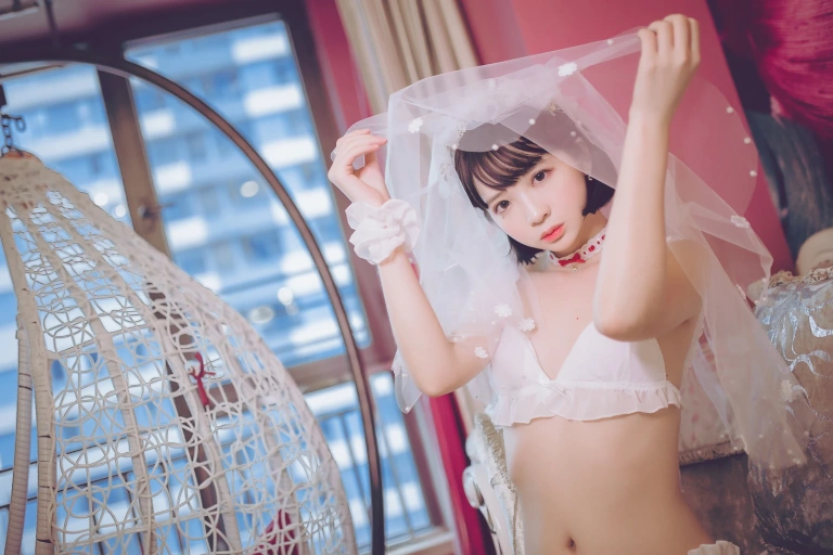 疯猫ss《梦中的婚礼》主题写真：49张全套美图
