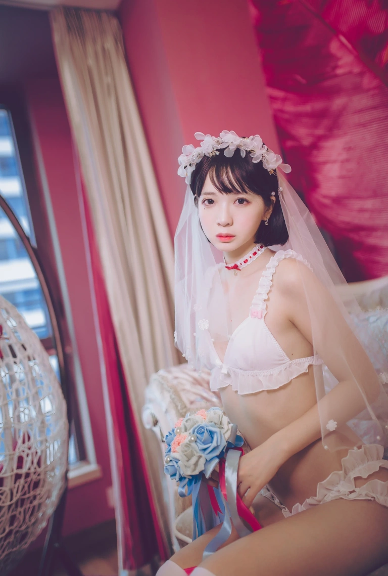 疯猫ss《梦中的婚礼》主题写真：49张全套美图