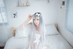 疯猫ss《透明白纱》主题写真：32张全套美图