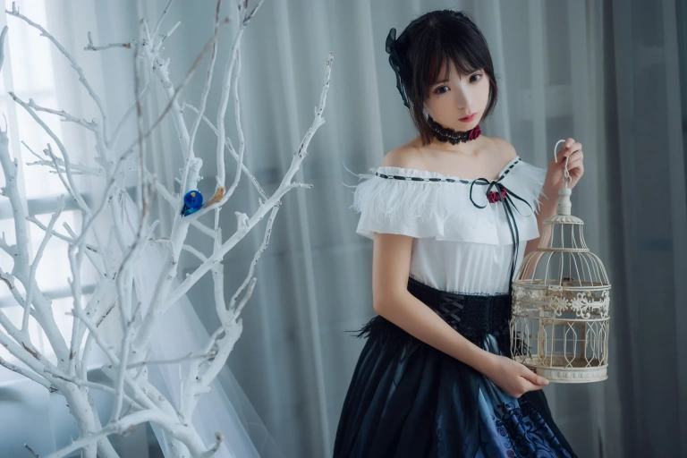 疯猫ss《小裙子》主题写真：22张全套美图