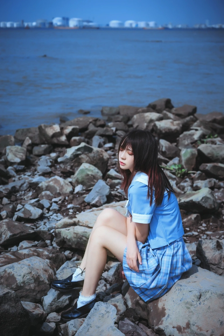 疯猫ss《一起去海鸥岛吧》主题写真：40张全套美图