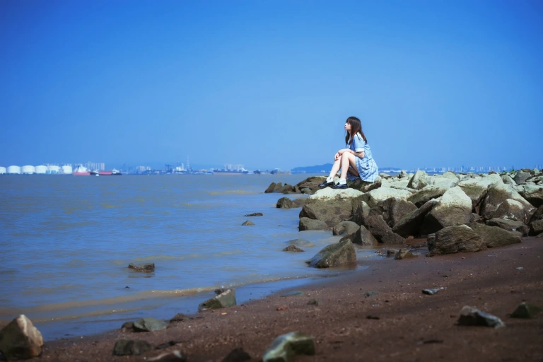 疯猫ss《一起去海鸥岛吧》主题写真：40张全套美图