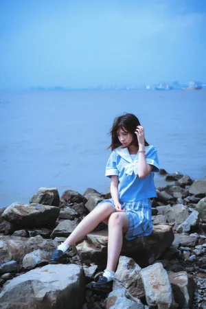 疯猫ss《一起去海鸥岛吧》主题写真：40张全套美图